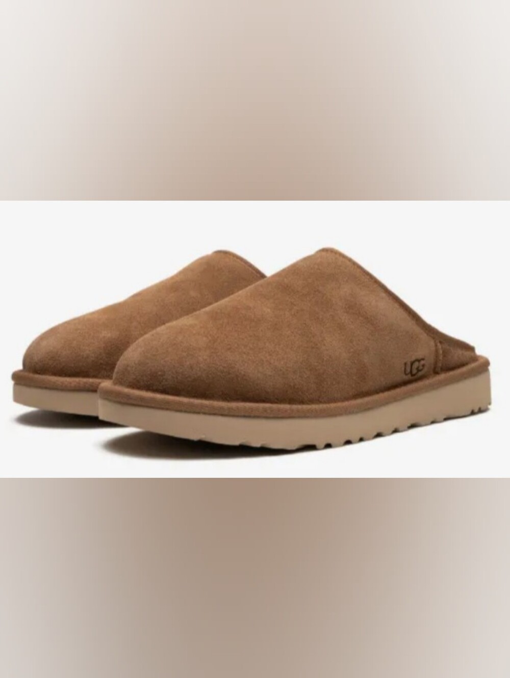 UGG Men's Suede Slip-On Loafers Size 9 Used Excellent MSRP $125
